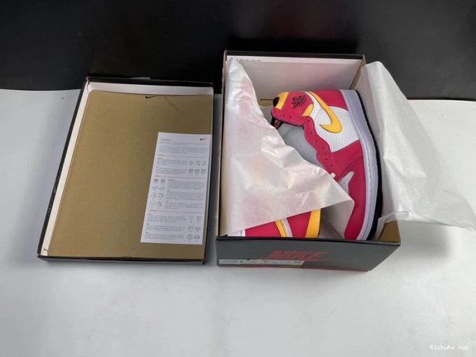 Jordan 555088-603 Red Fusion Air 1 High OGLight 0714